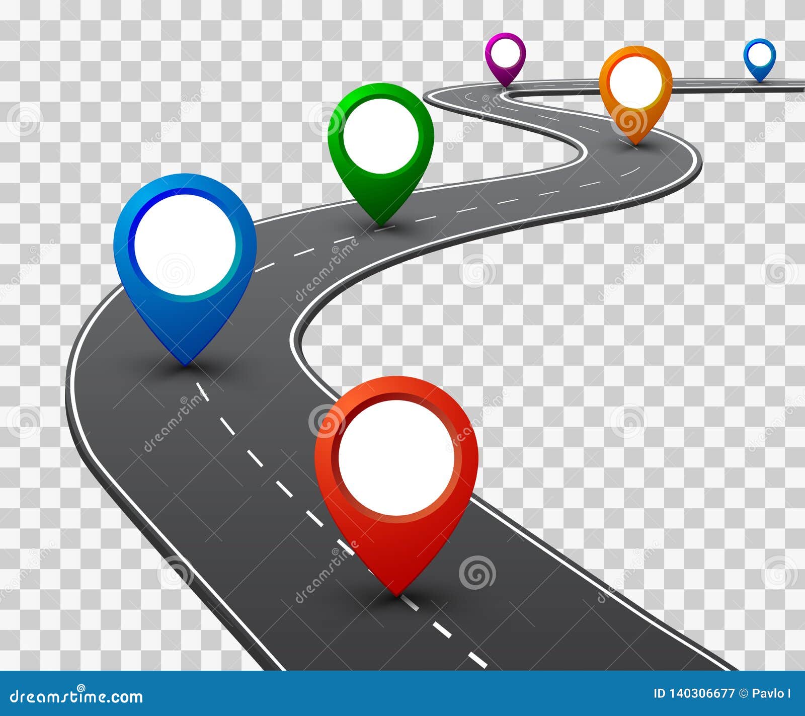 road with gps navigation. car road, street, highway roadmap infographics Ã¢â¬â 